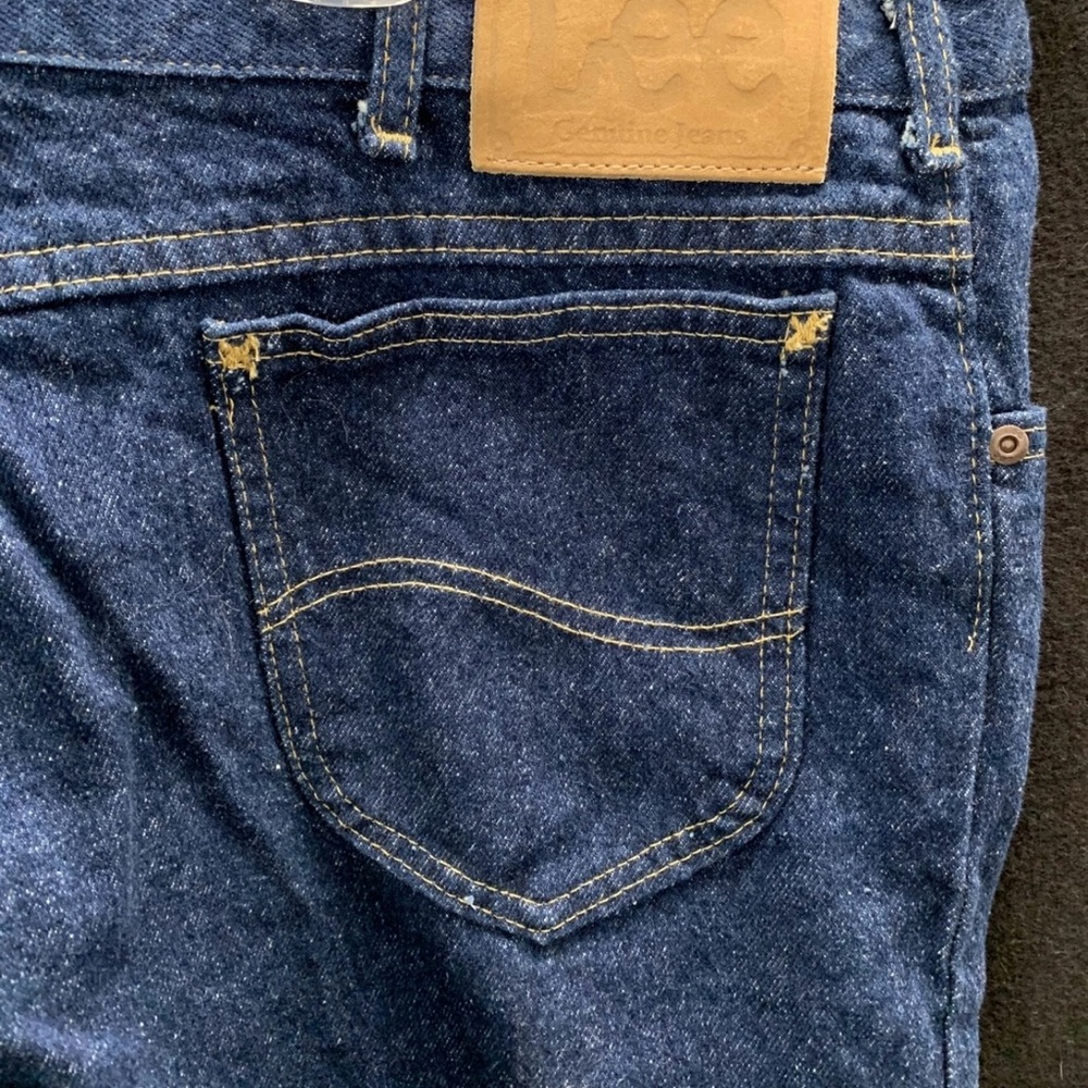 Lee Men's Dark Blue Denim Jeans